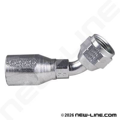R5 Field Attachable x Female SAE Swivel 45° Bend