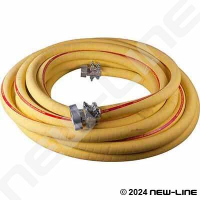 Yellow High Oil Resistant Tube Air/Boss GroundJoint Coupling