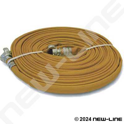 Yellow Layflat Hose with N32 Universals