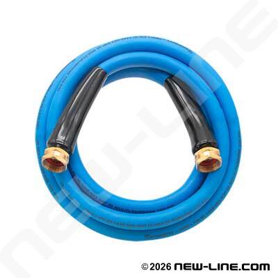 Blue Serpent Garden Short Lead-In w/ Female x Female Ends