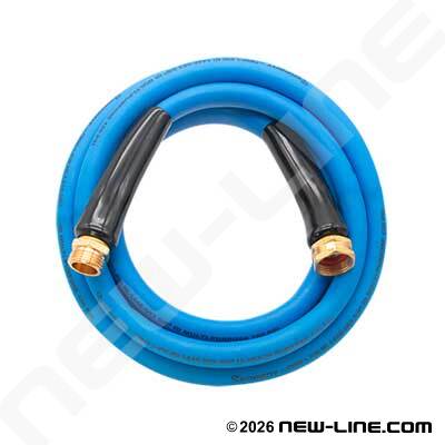 Blue Serpent Garden Short Lead-In w/ Male x Female Ends
