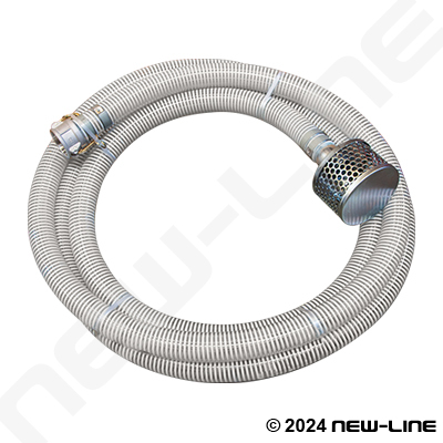 Clear PVC Transfer Hose with N44/N10 GS with Strainer