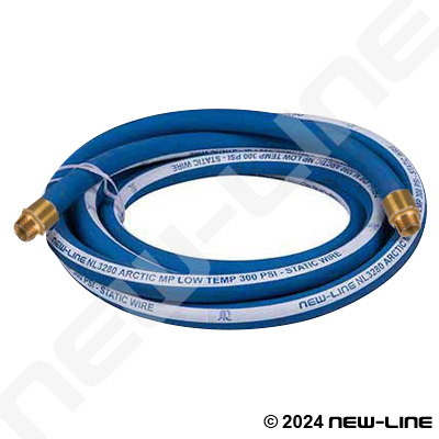 Blue Arctic Multipurpose Hose with MNPT Ends - Gravity Feed