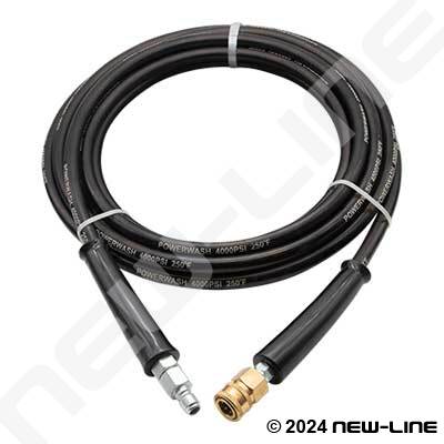 Black Smooth Cover Pressure Washer/Quick Connects - 4000 PSI