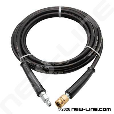 Black Smooth Cover Pressure Washer/Quick Connects - 4000 PSI