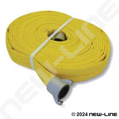Yellow Single Jacket Coated Fire Brigade/ Forestry Ends
