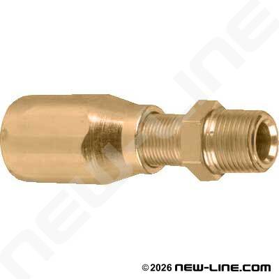 R5 Brass Field Attachable x Male NPT Solid