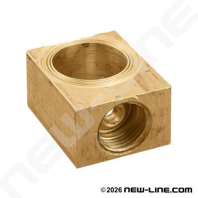 Fem Inv Flare X Bolt Hole Brake Fitting