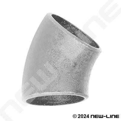 316 Stainless Sched 10 Butt Weld Elbow 45°
