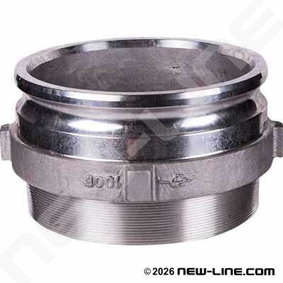 PT Coupling Aluminum Part F - Male NPT Adapter