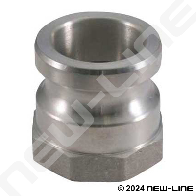 Plated Malleable Iron Part A Camlock - Female NPT Adapter