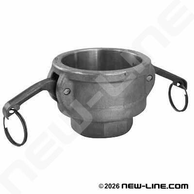 Stainless Jump Size Part D Female Camlock x FNPT Jump Size