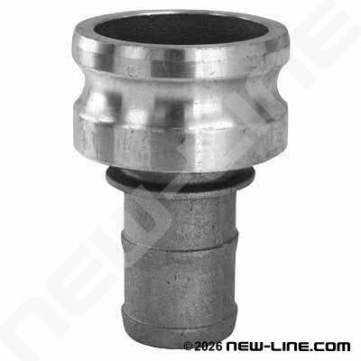 Stainless Jump Size Part E Male Camlock x Hose Jump Size