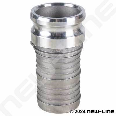 PT Coupling Stainless Steel Part E - Hose Adapter
