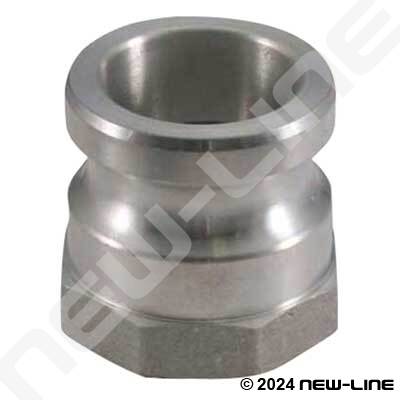 Plated Malleable Iron Part A Camlock - Female NPT Adapter