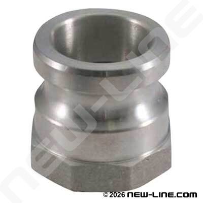 Plated Malleable Iron Part A Camlock - Female NPT Adapter