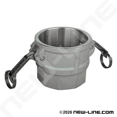 Heavy Duty Plated Malleable Iron Part D Camlock - FNPT Coupl