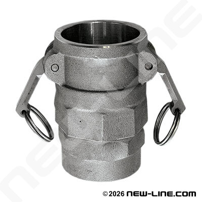 Stainless Camlock Part D - Female NPT Swivel Coupler