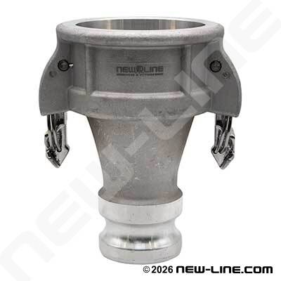 Stainless Locking Arm Female x Male Camlock Jump Size