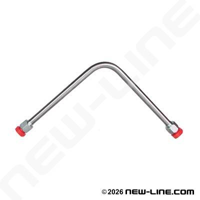 316SS 90° Degree Assy - Carbon Steel Female JIC Flared