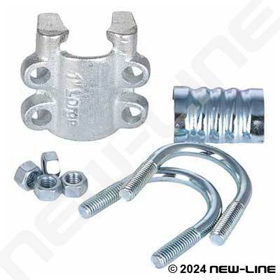 Double U-Bolt HP Ground Joint Clamp