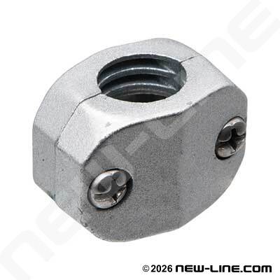 Zinc Clamp For Hose Repair w/ Stainless Screw
