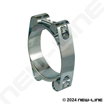 HD All 304 Stainless Double Bolt Clamp
