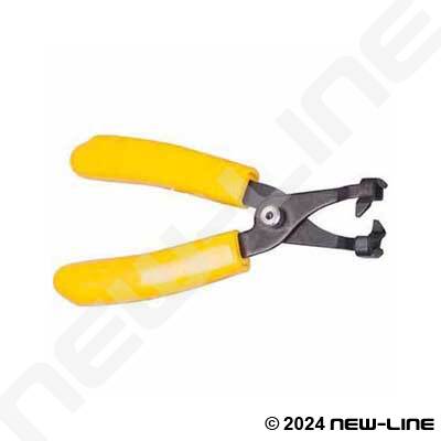 Hand Tool for Installation of Nylon Quick Snap Ratchet Clamp