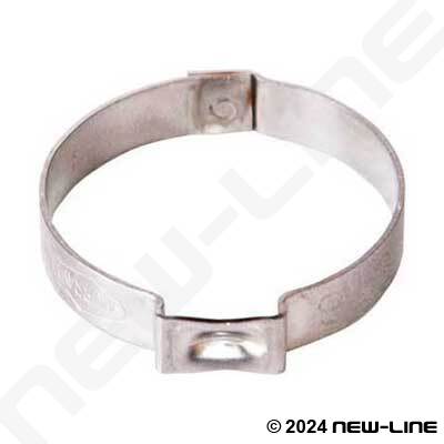 1-Ear Stainless Steel Pinch Clamps with Weld