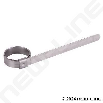 Narrow Band Stainless Steel Preformed Punch Clamps