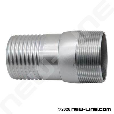 Carbon Steel Composite Hose Coupling - MNPT Stem
