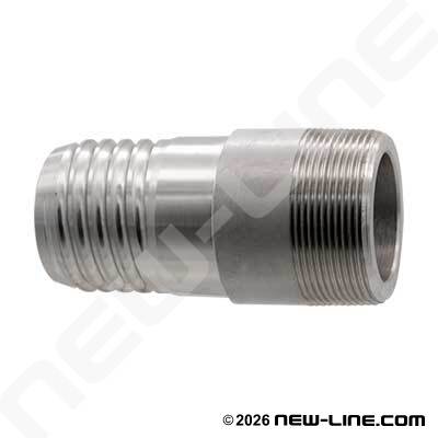 316SS Composite Hose Coupling - MNPT Stem
