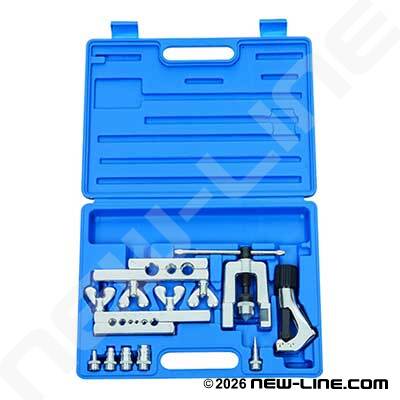 45° Copper Tube Flaring/Cutter Tool Kit 3/16" - 5/8"