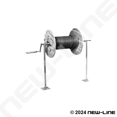 Small Spool Winder/Dispenser - Dual Pedestal