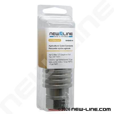 Express Pack Agri 2-Way Coupler x FNPT w/ Ball Tip