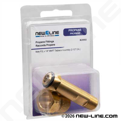 Express Pack Male POL x 1/4" MNPT Tailpiece Assembly