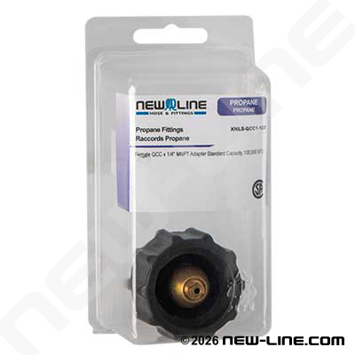 Express Pack Propane QCC X 1/4" Male NPT (Various BTU)