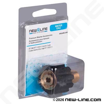 Express Pack Male NPT x M221.5 Karcher Coupler