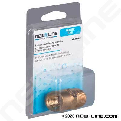 Express Pack Female NPT x M22x1.5 Karcher Nipple
