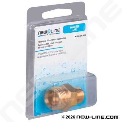 Express Pack Male NPT x M22X1.5 Karcher Nipple