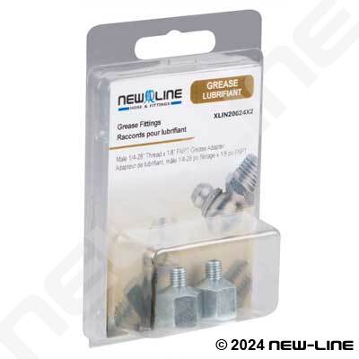 Threaded Grease Adapters - Retail Packaging