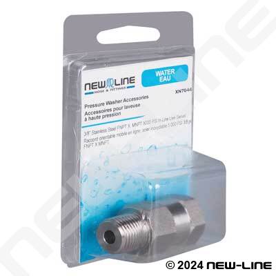 Express Pack Stainless FNPT x MNPT InLine Live Swivel