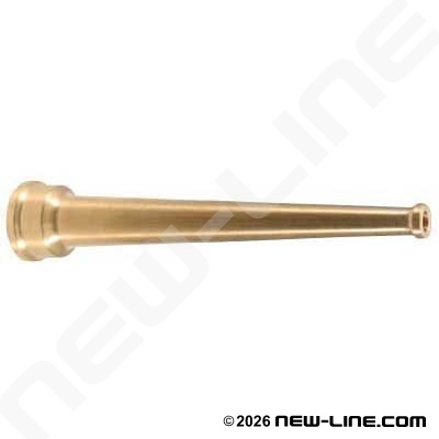 Solid Brass Straight Stream Nozzle