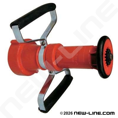 Red Polycarbonate Fog Nozzle with Handle (2.5" Size)