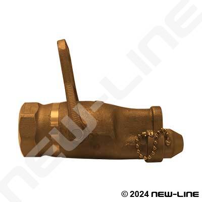 US Coast Guard HD Brass Fog Nozzle with Handle