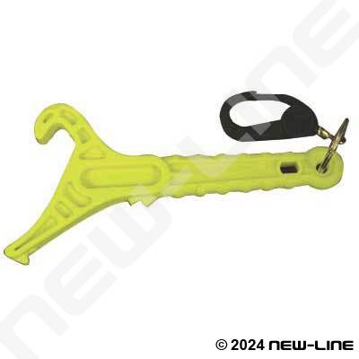 7" Yellow Mini Spanner Wrench