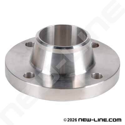 304SS Weld-Neck 150# Raised Face ANSI Flange