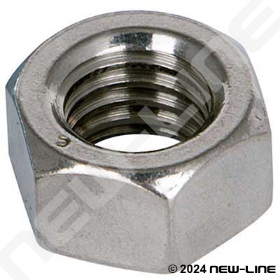 Plated Grade 5 Course Thread Nut