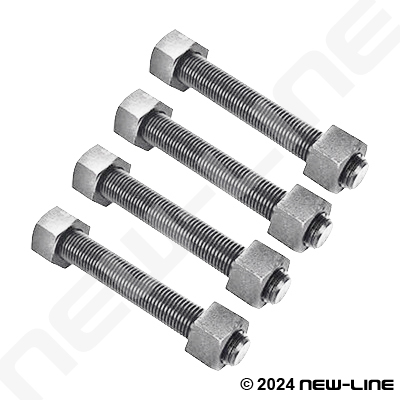 B8 Stainless Stud Kit For Class 150 Flange