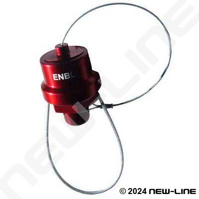 Flomax Eng Disp Nozzle/Coupler Ball Lock w/Plug (Multi Color